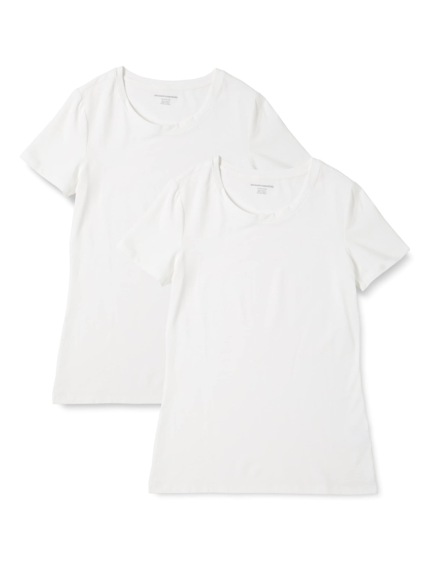 Amazon Essentials Women's Regular-Fit Short-Sleeve Crewneck T-Shirt, Multipacks