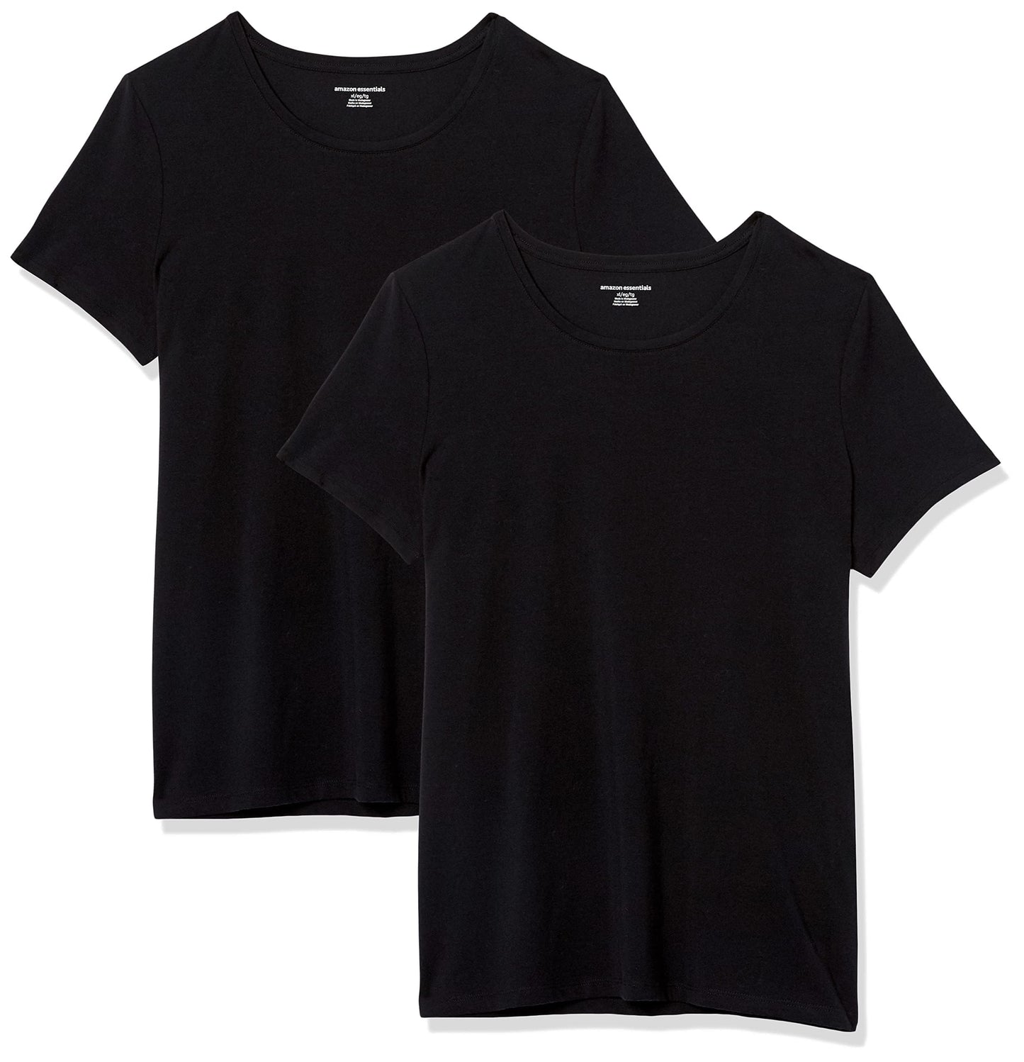 Amazon Essentials Women's Regular-Fit Short-Sleeve Crewneck T-Shirt, Multipacks