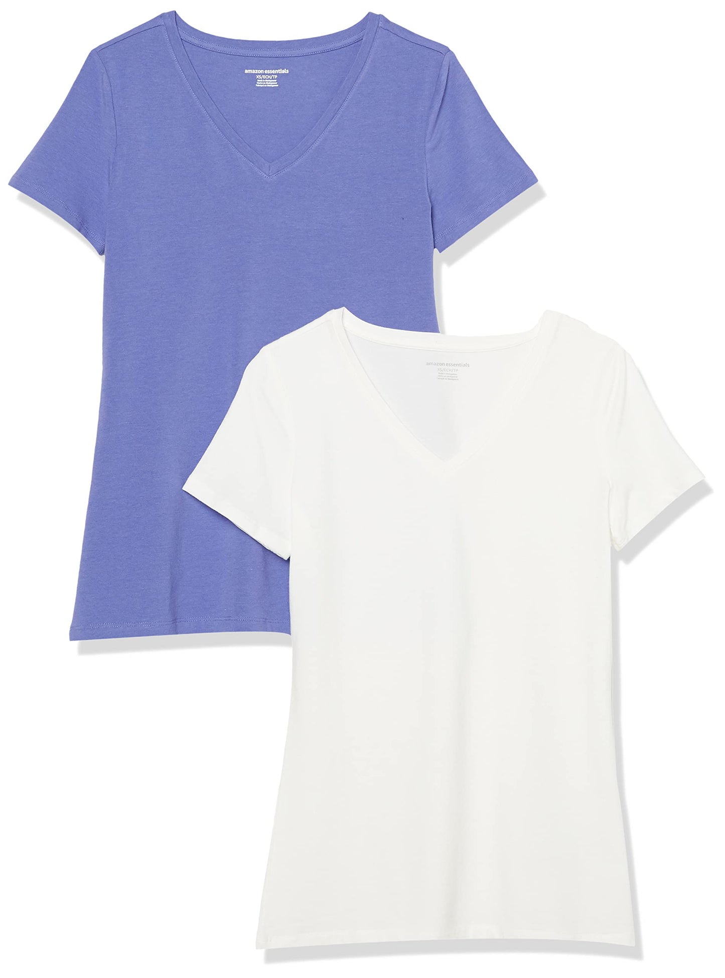 Amazon Essentials Women's Regular-Fit Short-Sleeve Crewneck T-Shirt, Multipacks