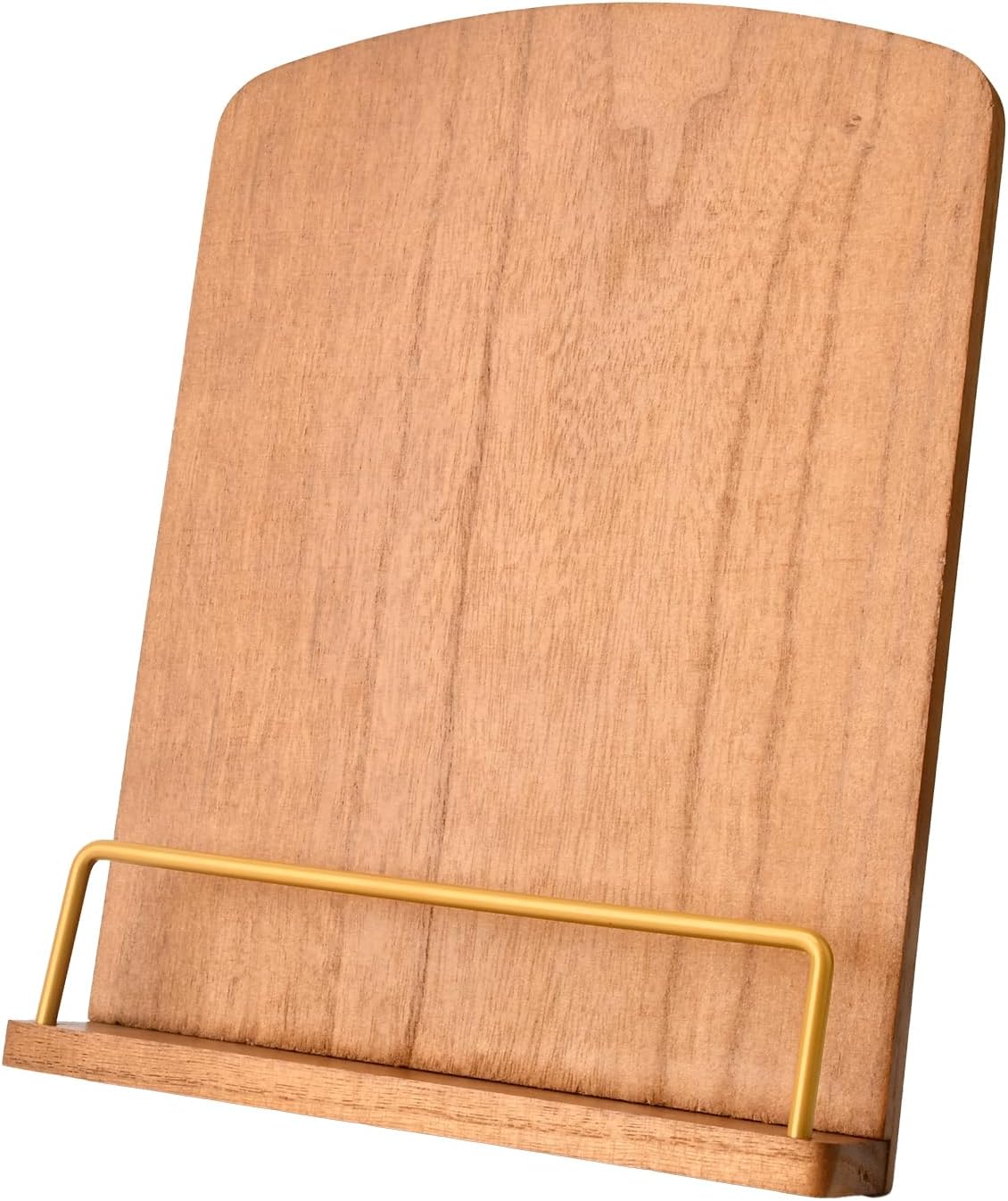 9" L×11" Wood Cookbook Stand,Recipe Book Holder for Rustic Kitchen Deco